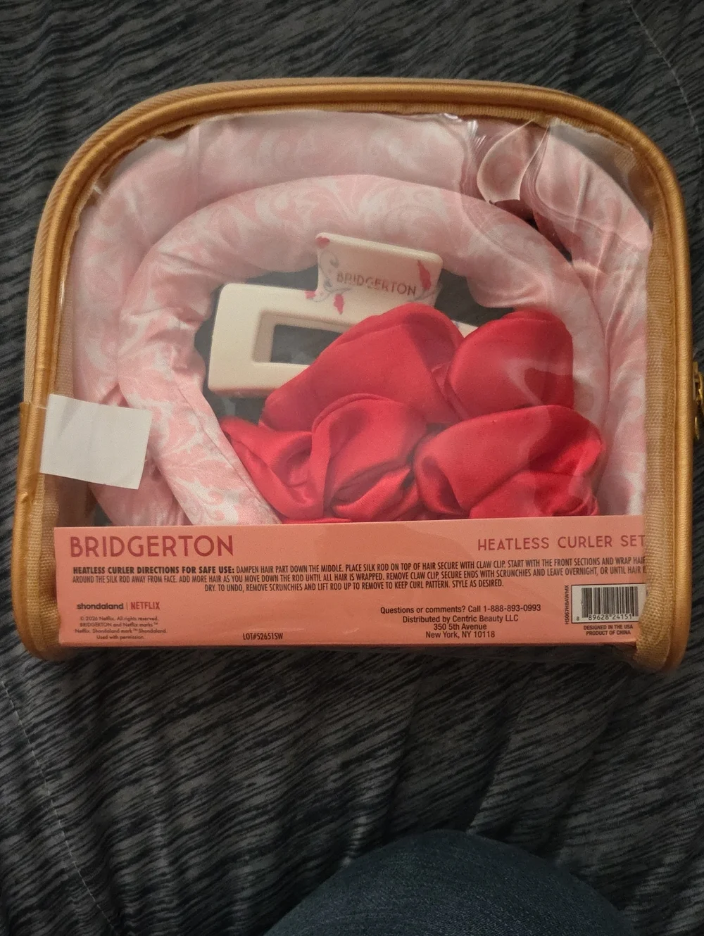 Bridgerton Heatless Curler Set - Pink & Red